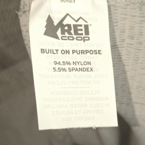 REI Co-op XXL Mens Short Sleeve Shirt Nylon Spandex Gray Travel Outdoor Hiking - Picture 3 of 4